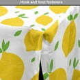 thumbnail image 4 of Lemons Dog Crate Cover, Continuous Modern Summer Themed Tasty Citrus Fruits Illustration, Easy to Use Pet Kennel Cover Small Dogs Puppies Kittens, 7 Sizes, Lime Green Earth Yellow, by Ambesonne, 4 of 6