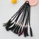 thumbnail image 1 of Zhuge Extensiones de cabello trenzado para postizos trenzados con bandas de goma Extensiones de cola de caballo trenzada larga Lazos para accesorios para el cabello de cosplay - B01, 1 of 5