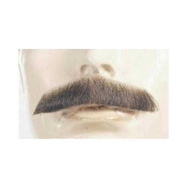 M61 Moustache Mélangée Synthétique&44; Gris Marron Moyen 38