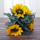 thumbnail image 2 of Ramo romántico de girasoles para boda, ramo de novia de girasoles artificiales, ramo de girasoles falsos, decoración, 2 of 7