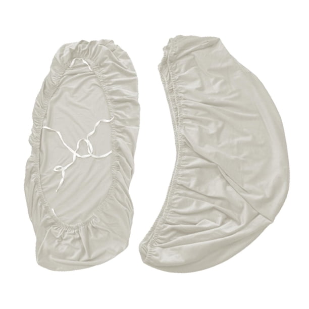 Fundas de cojín para comedor de RV Funda de asiento de RV Fácil cuidado Reemplazo directo Elástico Blanco