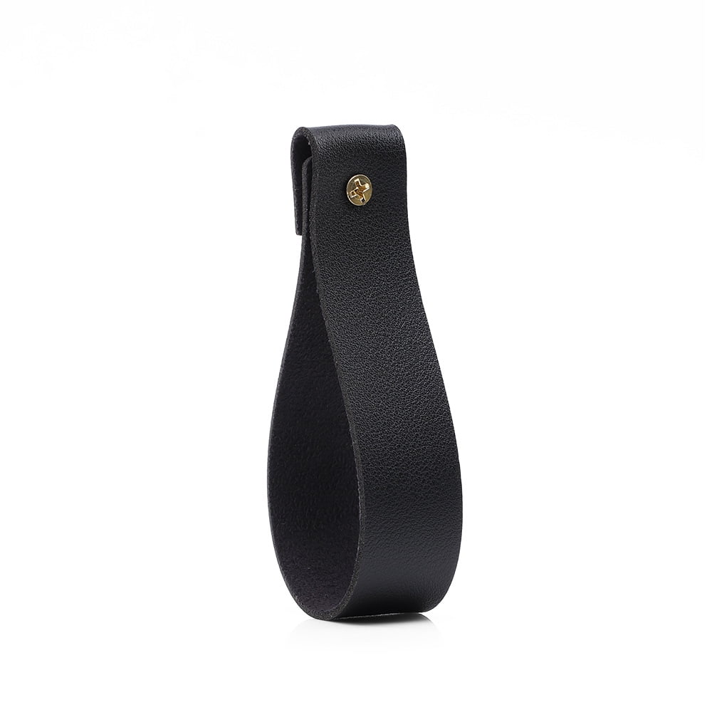 4 pcs Leather Strap Hooks Wall Mounted Leather Hooks Wall Hanging Strap