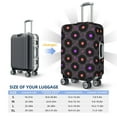 thumbnail image 4 of Saiise Vinyl Records Musical Notes Print Luggage Covers For Suitcase, Suitcase Cover Protector Fit 18-32 Inch Luggage-Large, 4 of 7