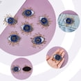 thumbnail image 4 of 6 Pcs Beaded Patches for Clothes Purple Sequined Patch Sew on Rhinestone Beaded Applique for Clothes Jackets Jeans Bags Embroidery Garment Accessory Colorful, 4 of 6