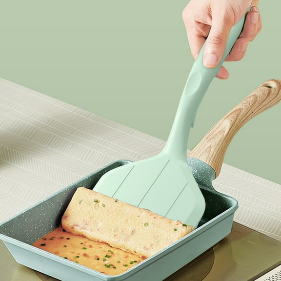 LEXSOMEO Silicone Pancakes Spatula Kitchen Spatula Nonstick Turner Silicone Wide Flexible Turner