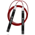 thumbnail image 1 of Sonic Boom M2 High Speed Jump Rope - Patent Pending Self-Locking, Screw-Free Design – Weighted, 360 Degree Spin, Silicone Grip with 2 Speed Rope Cables for Home Workout, & More, 1 of 6