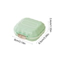 thumbnail image 3 of Compartmentalized Jewelry Storage Box Portable Storage Box For Earrings Necklaces Rings And Medicines When Traveling, 3 of 6