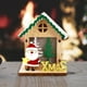 thumbnail image 5 of Adorno navideño de madera para casa pequeña con iluminación LED, regalo para el hogar, accesorio encantador Papa Noel, 5 of 9