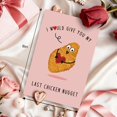 thumbnail image 2 of Tarjeta de San Valentín Obbyidk Funny Food for Him Her, 2 of 8