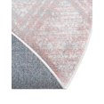 thumbnail image 5 of Unique Loom Kamala Washable Collection Area Rug - Modern Trellis (7' 10" Round Rose Pink/Gray), 5 of 9