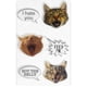 thumbnail image 4 of Pegatinas Seven20 Puffy Adorable Cat para cuaderno y diario, 4 of 7