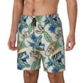 thumbnail image 2 of Fotbe Dinosaurs And Leaves Men’s Swim Trunks Quick Dry Swim Shorts Board Shorts with Mesh Lining-X-Large, 2 of 9