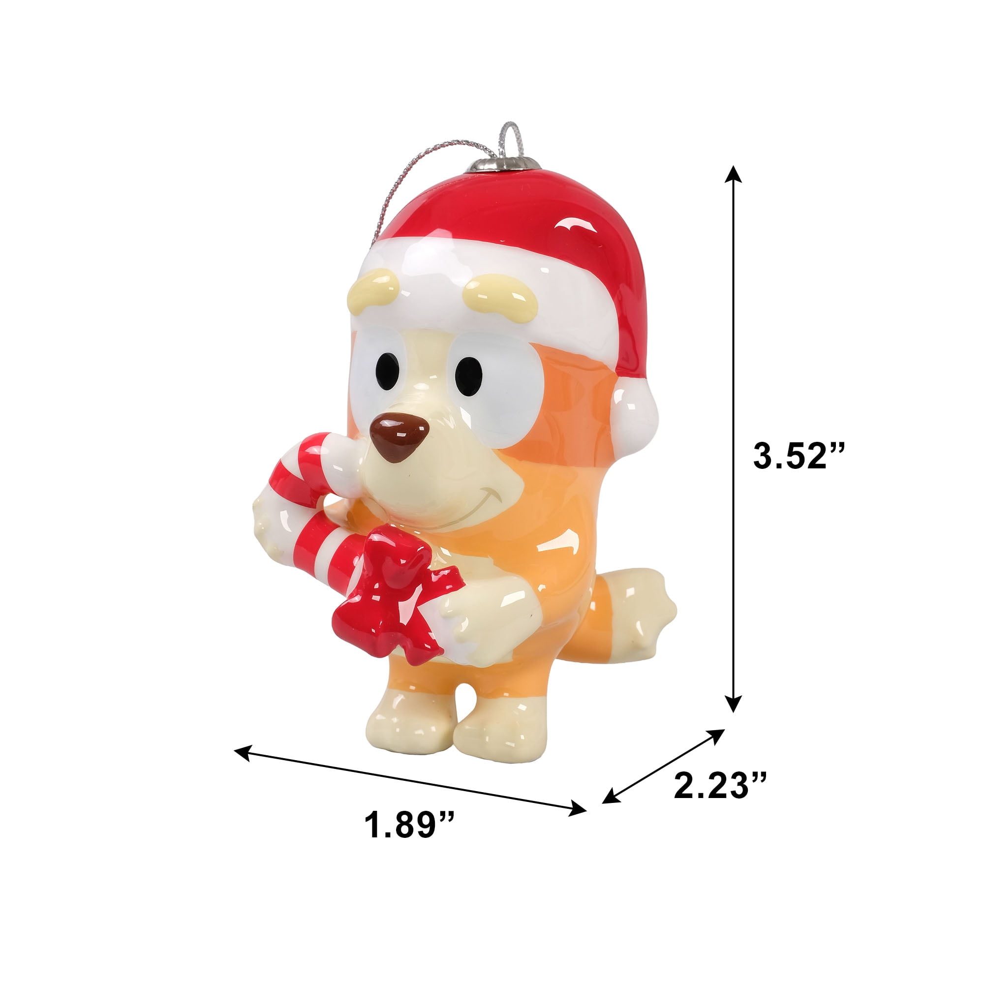 Bluey Bingo Christmas Ornament – Mini Hanging Holiday Decoration