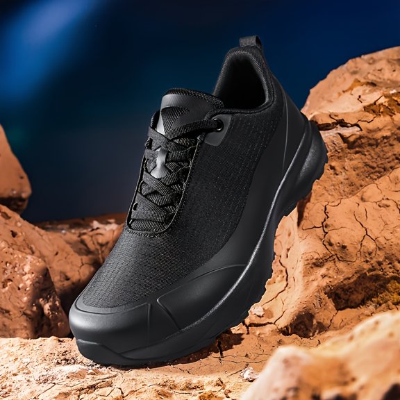 [Sneakers] Extended Size Men'S Shoes Large Width Head Breathable And Hiking Shoes Anti-Slip Wearable Mountaineering Shoes Thick Sole Trail Running Shoes