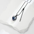 thumbnail image 5 of Crystal Heart Urn Necklace for Ashes Rose Flower Cremation Jewelry Crystal Ashes Urn Necklace Heart Remembrance Condolence Gift Memorial Jewelry Gifts for Women, 5 of 7