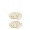 thumbnail image 1 of unbranded 500Ud Etiquetas Precios De Papel Kraft Dorado Con Cuerda Para Joyería Y Ropa Etiquetas Colgantes Duraderas, 1 of 6