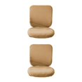 thumbnail image 3 of Guardoinrt Soft and Breathable Swivel Chair Cover Seating Experience Brown Backrest + Cushion Cover 2Set, 3 of 6