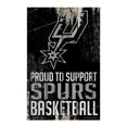 thumbnail image 1 of San Antonio Spurs Sign 11x17 Wood Proud to Support Design, 1 of 1