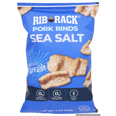 Rib Rack Sea Salt Pork Rinds 4oz