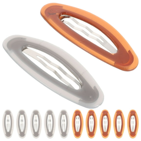 FRCOLOR 12pcs Snap Hair Clips Little Girls Hairpins Small Hair Accessories Women Hair Clips Hair Styling Tools