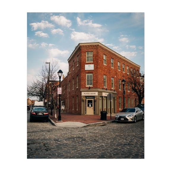 Fells Point Corner, Baltimore 01 - Baltimore Maryland Photography Unframed Wall Art Print 8 x 10 inches