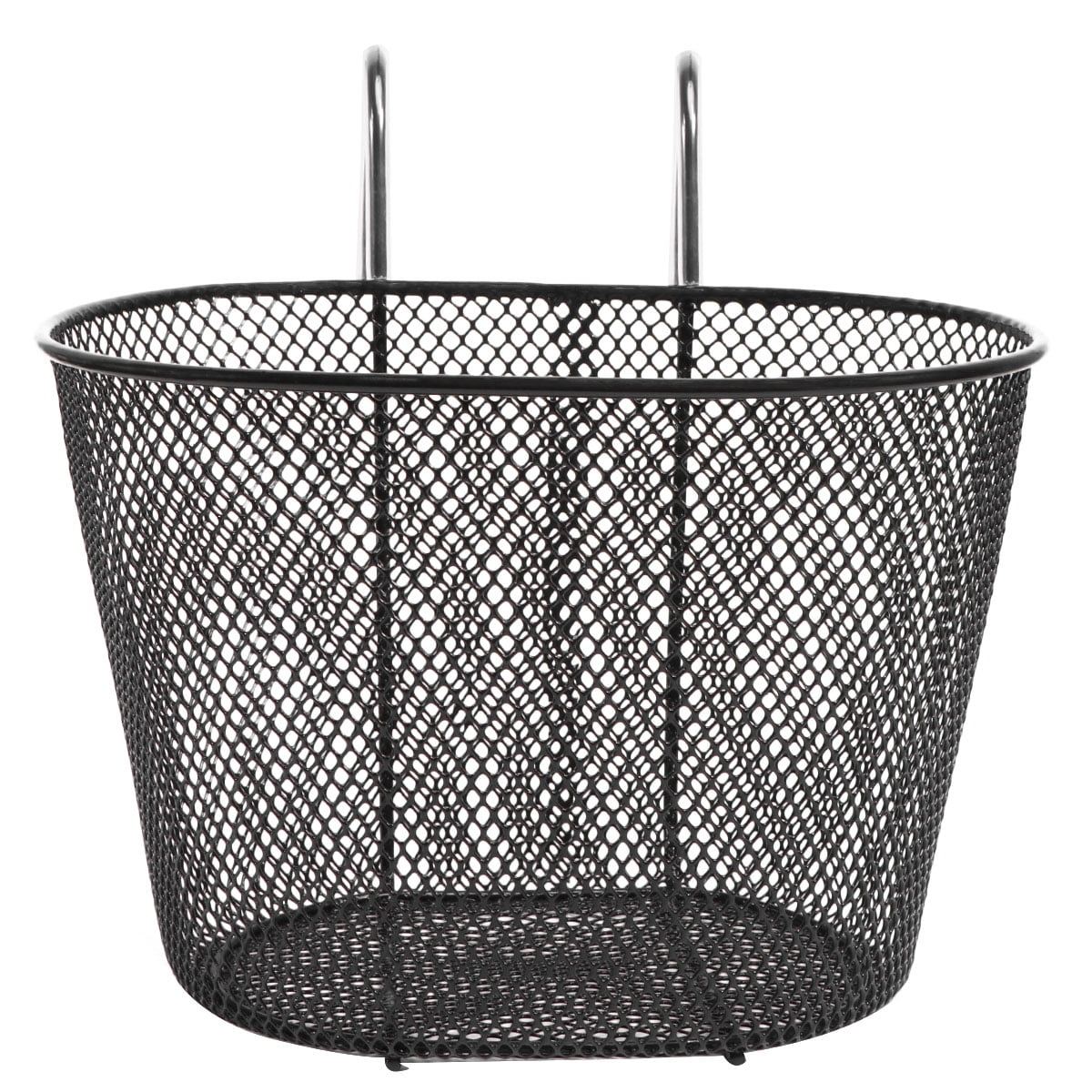 Hook Basket Durable Iron Basket Detachable Hanging Bike Basket Front Handlebar Bike Basket for Man Woman Kids Boys Girls（Random Style)