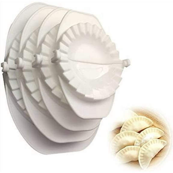 4pcs/set Press Ravioli Dough Pastry Pie Dumpling Maker Gyoza Mold Mould Tool 4 Size Easy Eco Friendly Dumpling Mould