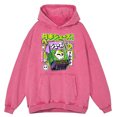 thumbnail image 3 of Sudadera con capucha retro desgastada con diseño de calavera venenosa The Last Drink In The Night para hombre, sudaderas casuales de hip hop, sudaderas de gran tamaño 100 % algodón, 3 of 4