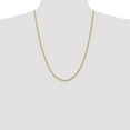 thumbnail image 2 of Leslie's Real 10kt Yellow Gold 2.5mm Diamond-Cut Rope Chain; 24 inch; Lobster Clasp; for Adults and Teens; for Women and Men, 2 of 5