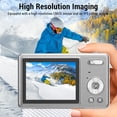 thumbnail image 3 of Cámara Digital De 2,4 Pulgadas, Vídeo 4K De Alta Resolución De 50 MP, Cámara Compacta Con Zoom De 16x Y Luz De Relleno, Selfie Antivibración, Para Principiantes,, 3 of 7