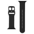 thumbnail image 4 of WITHit Black Keeperless Silicone Band with Black Stainless Steel Buckle Closure for 42/44/45/Ultra/Ultra 2 (49mm) Apple Watch, 4 of 6