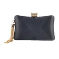 thumbnail image 4 of Evening Bag for Women Rhinestone Clutch Bag Portable Pocket Handbag Shoulder Bag Black, 4 of 8