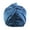 Blue, variant on Litie Women Faux Silk Hair Wrap,Solid Color Double Layer Satin Sleep Bonnet for Washing Makeup Sport