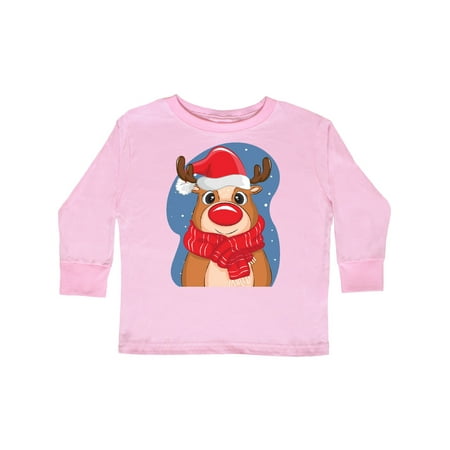 

Inktastic Christmas Reindeer Gift Toddler Boy or Toddler Girl Long Sleeve T-Shirt