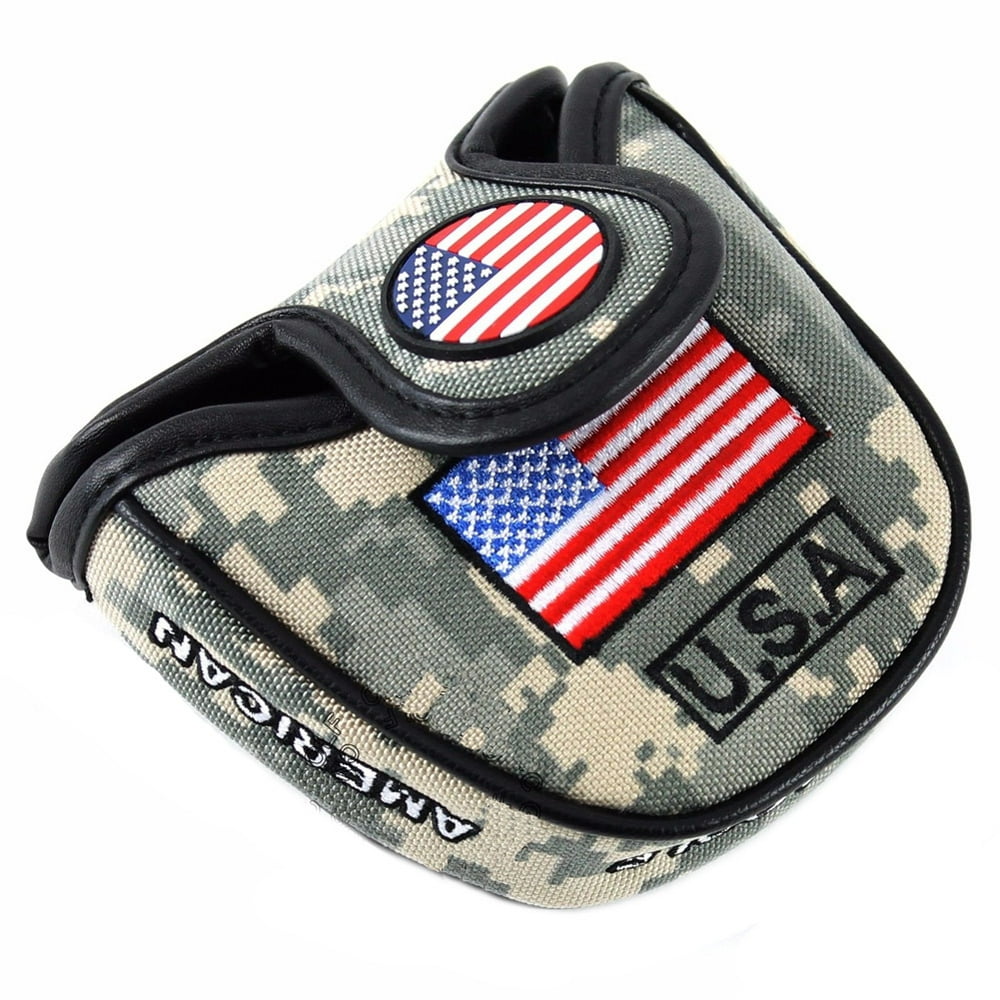 NEW USA Camo Military Mallet Putter Headcover For Scotty
