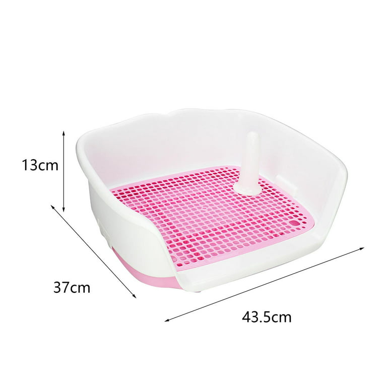 Indoor Potty Tray Portable Pet Toilet Training With Pillar Toilet Puppy Pad  Holder Tray Pet Supplies For Medium Small Dog Cats - AliExpress