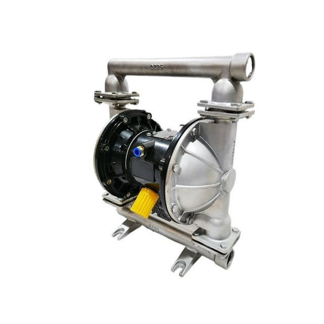 Stainless Steel Pneumatic Diaphragm Pump QBK15 Laboratory Feeding Corrosion-resistant High Flow Water Pump ,Not Damage Pump