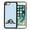 Basset Hound Dog Lying Down Looking Up, variant on WIRESTER Shockproof Soft Rubber Cover Case for Apple iPhone 7/8 4.7", English Bulldog Dog Lying Down Looking Up On Aero Blue Background