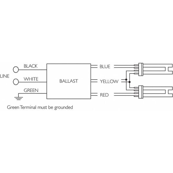 Philips Advance Icf 2s26 H1 Ld K Cfl Ballast Electronic 54w 120 277v