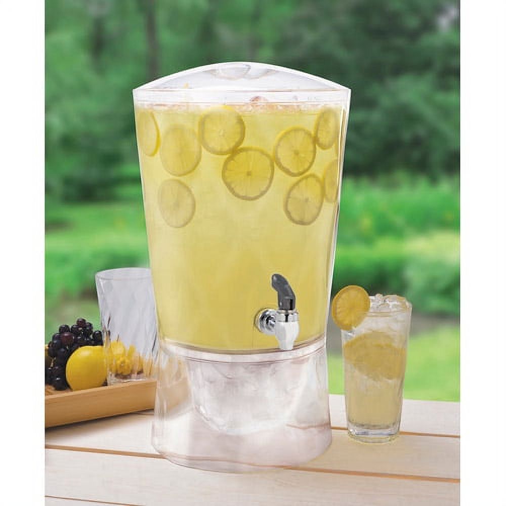 Creatively Designed Products 3 Gallon Clear Sculptured Beverage Dispenser - image 2 of 9