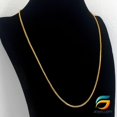 thumbnail image 3 of Gold Plated 02mm Fox Chain Guaranteed 18inch Short Stylish Design, 3 of 5