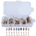 thumbnail image 1 of Señuelo de pesca con lentejuelas de Metal, accesorio de cebo de simulación Artificial, rotación de 3,5g, 10 Uds., 1 of 8