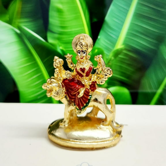 Swadeshi Desire Maa Durga MATA Murti Statue Idol for Pooja Return Gift (1 Qty)