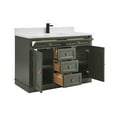thumbnail image 4 of Legion Furniture 48" PEWTER GREEN FINISH SOLID WOOD SINK VANITY  WITH 1' ARTIFICIAL STONE TOP, 4 of 10