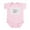 Petal Pink, variant on CafePress - Cute As A Button (Pastel) Infant Bodysuit - Baby Light Bodysuit, Size Newborn - 24 Months
