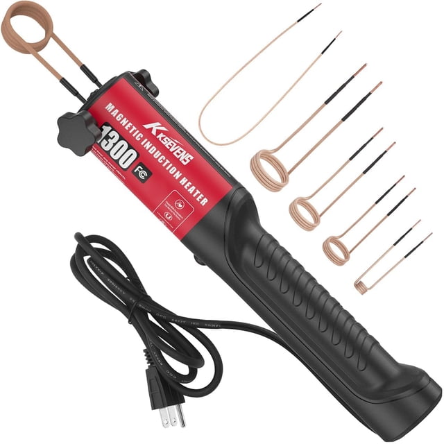 Calentador por inducción KKSEVENS 1300W 110V con 5 bobinas, portátil