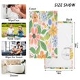 thumbnail image 6 of Yayeee 100% Cotton Hand Towels for Bathroom 16" x 28" Soft Absorbent Kitchen Towel, Retro Pink Floral, 6 of 7