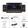 thumbnail image 4 of Podofo Reprod. de Mp5 p/ Coche Radio Estéreo c/ Pantalla Táctil de 5", Reprod. Multimedia Univ. p/ Coche c/ Receptor de Radio FM y Bluetooth, Compat. con TF/USB, Visión Trasera, 4 of 5