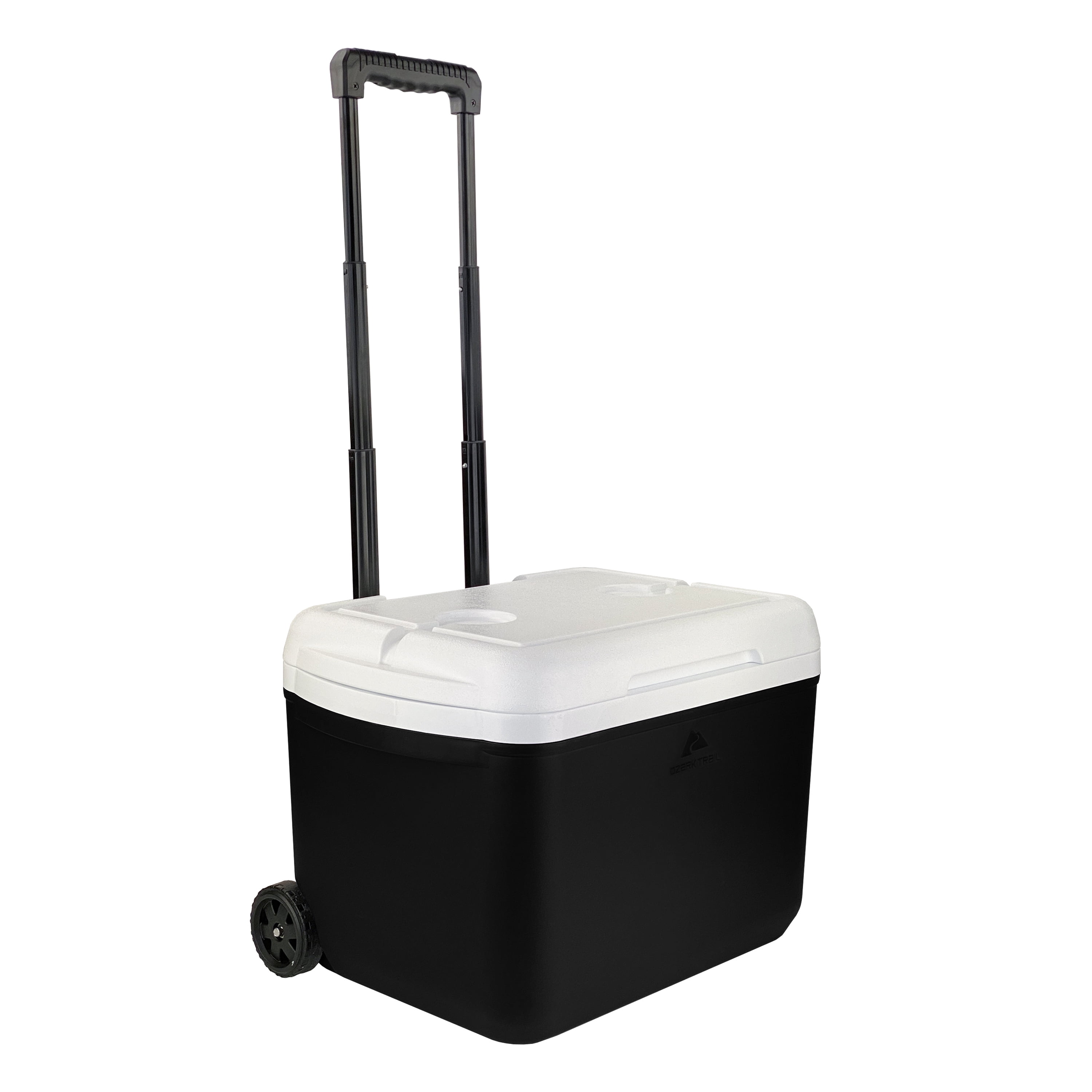 Ozark Trail 30 Quart Capacity Hard Side Wheeled Cooler, 42-Can, Rich Black