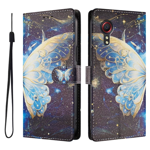 FOXDOCK Funda Tipo Cartera para Samsung Galaxy X Cover 5 con Soporte y Correa – Diseño de Patrones Lindos